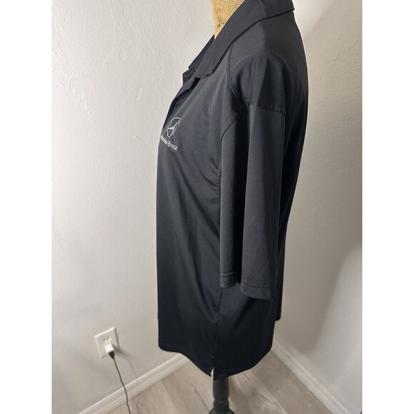 Mercedez Benz Men’s Clique Black Polo Shirt Short Sleeve Size Large - Picture 3 of 7